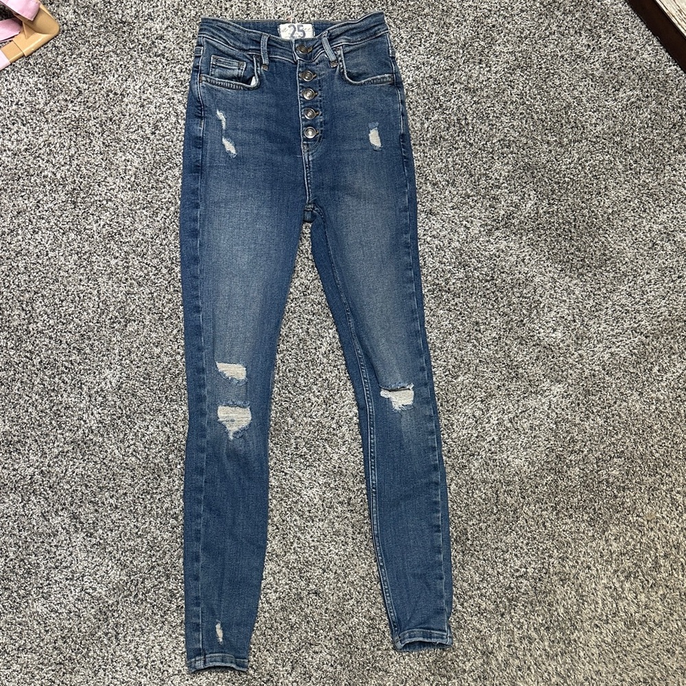 We the Free Classic Blue Skinny Jeans